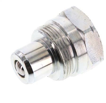 Acier DN 10 Coupleur hydraulique Bouchon 3/8 pouce filetage NPT femelle ISO 14540 D 19 mm