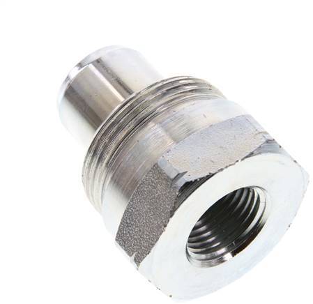 Acier DN 10 Coupleur hydraulique Bouchon 3/8 pouce filetage NPT femelle ISO 14540 D 19 mm