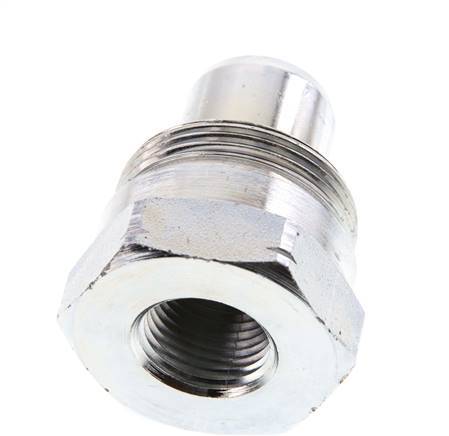 Acier DN 10 Coupleur hydraulique Bouchon 3/8 pouce filetage NPT femelle ISO 14540 D 19 mm