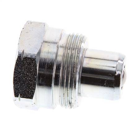 Acier DN 10 Coupleur hydraulique Bouchon 3/8 pouce filetage NPT femelle ISO 14540 D 19 mm