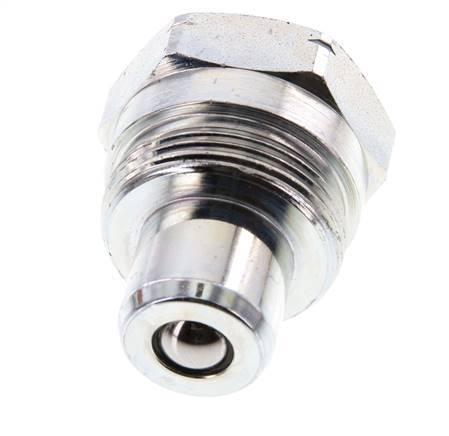 Acier DN 10 Coupleur hydraulique Bouchon 3/8 pouce filetage NPT femelle ISO 14540 D 19 mm