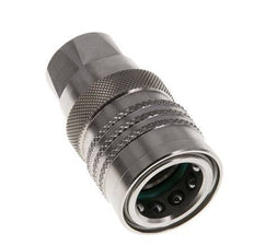 Coupleur DN 10 en acier inoxydable pour machine à laver Douille G 3/8 pouces filetage mâle double obturation