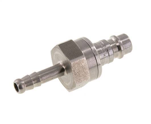 Acier inoxydable DN 7.2 (Euro) Coupleur d'air Bouchon 6 mm Pilier de tuyau Double obturation