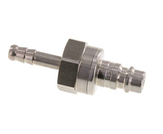 Acier inoxydable DN 7.2 (Euro) Coupleur d'air Bouchon 6 mm Pilier de tuyau Double obturation