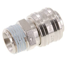 Nickel-plated Brass DN 7.2 (Euro) Air Coupling Socket G 1/2 inch Male FKM