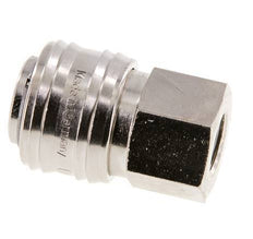 Laiton nickelé DN 7.2 (Euro) Coupleur d'air Douille G 1/4 pouce Femelle FKM