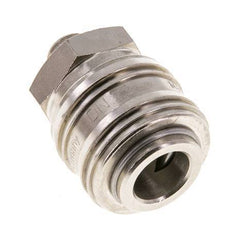 Nickel-plated Brass DN 7.2 (Euro) Air Coupling Socket G 1/8 inch Male FKM
