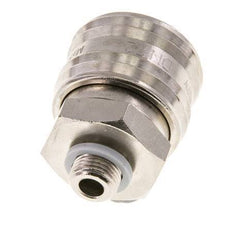 Laiton nickelé DN 7.2 (Euro) Coupleur d'air Douille G 1/8 pouce Mâle