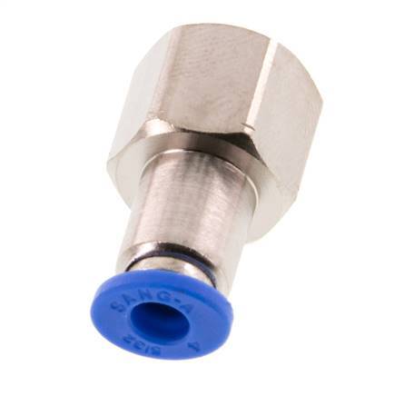 4mm x G1/8'' Push-in Fitting with Female Threads Brass/PA 66 NBR [2 Pieces]