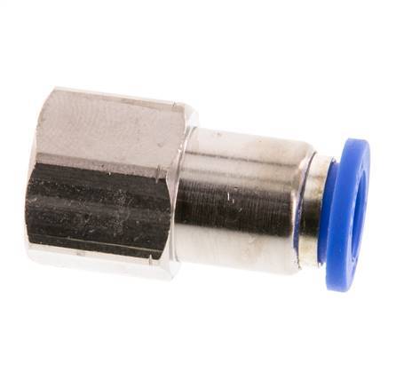 Raccord enfichable 8mm x G1/4'' avec filets femelles Laiton/PA 66 NBR [2 Pièces]
