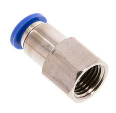 Raccord enfichable 8mm x G1/4'' avec filets femelles Laiton/PA 66 NBR [2 Pièces]