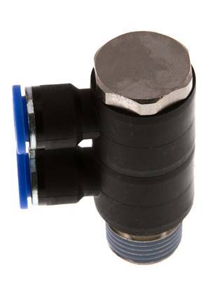 10mm x R1/2'' Manifold à 2 voies avec filetage mâle Laiton/PA 66 NBR Rotatif