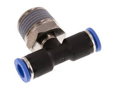 té en ligne 8mm x R1/2'' Raccord enfichable à filets mâles Laiton/PA 66 NBR Rotatif