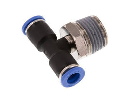 té en ligne 8mm x R1/2'' Raccord enfichable à filets mâles Laiton/PA 66 NBR Rotatif