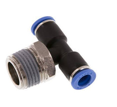 té en ligne 8mm x R1/2'' Raccord enfichable à filets mâles Laiton/PA 66 NBR Rotatif