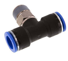 16mm x R1/2'' Inline Tee Push-in Fitting with Male Threads Brass/PA 66 NBR Rotatable