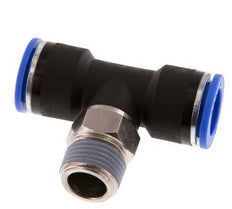 té en ligne 16mm x R1/2'' Raccord enfichable à filets mâles Laiton/PA 66 NBR Rotatif