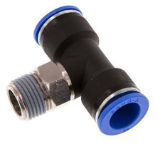 té en ligne 16mm x R1/2'' Raccord enfichable à filets mâles Laiton/PA 66 NBR Rotatif