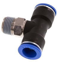 té en ligne 16mm x R1/2'' Raccord enfichable à filets mâles Laiton/PA 66 NBR Rotatif