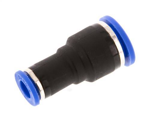 Raccord enfichable 6mm x 10mm PA 66 NBR [2 pièces].