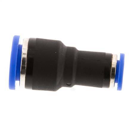 Raccord enfichable 6mm x 10mm PA 66 NBR [2 pièces].