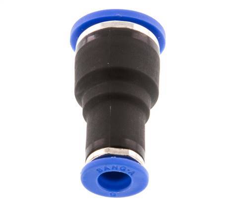 Raccord enfichable 6mm x 10mm PA 66 NBR [2 pièces].