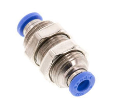 4mm Push-in Fitting Brass/PA 66 NBR Bulkhead [2 Pieces]