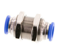 Raccord enfichable 10mm laiton/PA 66 NBR Bulkhead