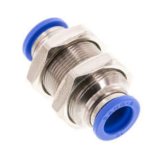 Raccord enfichable 10mm laiton/PA 66 NBR Bulkhead