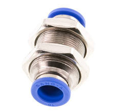 Raccord enfichable 10mm laiton/PA 66 NBR Bulkhead