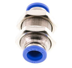 Raccord enfichable 10mm laiton/PA 66 NBR Bulkhead