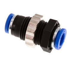 Raccord enfichable 8mm PA 66 NBR Bulkhead [2 Pièces]