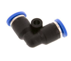 Raccord enfichable coudé 90deg 4mm PA 66 NBR [2 pièces].