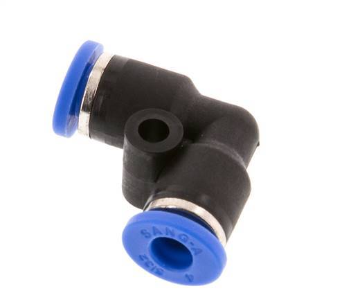 Raccord enfichable coudé 90deg 4mm PA 66 NBR [2 pièces].