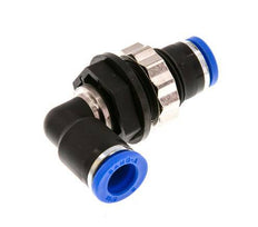 Raccord enfichable coudé 90deg 8mm PA 66 NBR Bulkhead