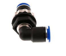 Raccord enfichable coudé à 90 degrés 12mm PA 66 NBR Bulkhead