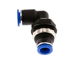 Raccord enfichable coudé à 90 degrés 12mm PA 66 NBR Bulkhead