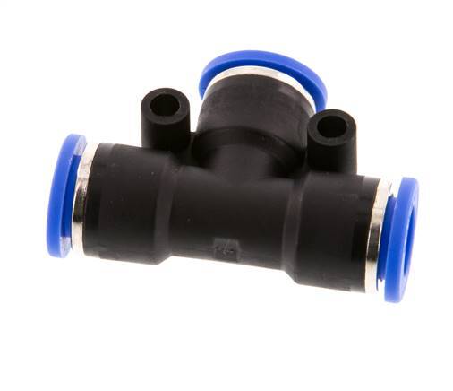 Raccord enfichable en T 10mm PA 66 NBR [2 Pièces]