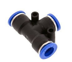 10mm Tee Push-in Fitting PA 66 NBR [2 Pieces]
