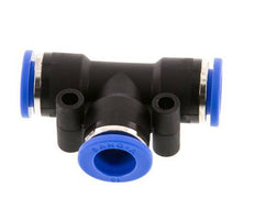 Raccord enfichable en T 10mm PA 66 NBR [2 Pièces]