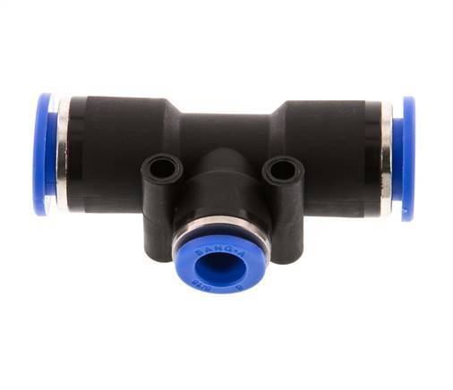 8mm x 12mm Tee Push-in Fitting PA 66 NBR [2 Pieces]
