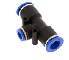 8mm x 12mm Tee Push-in Fitting PA 66 NBR [2 Pieces]