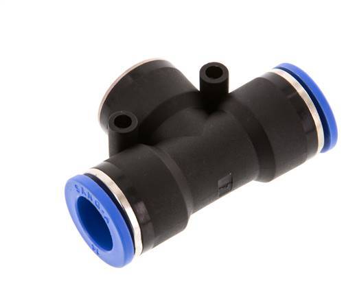 Raccord enfichable en T 8mm x 14mm PA 66 NBR