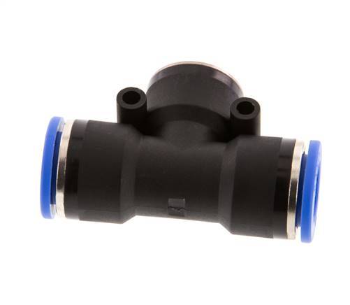 8mm x 14mm Tee Push-in Fitting PA 66 NBR
