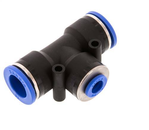 Raccord enfichable en T 8mm x 14mm PA 66 NBR