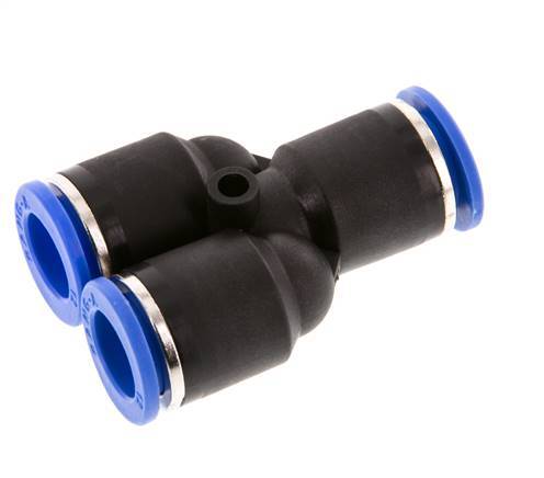 Raccord enfichable en Y 12mm PA 66 NBR