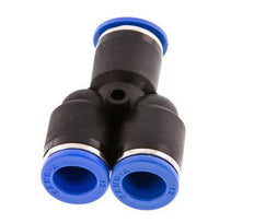 Raccord enfichable en Y 12mm PA 66 NBR