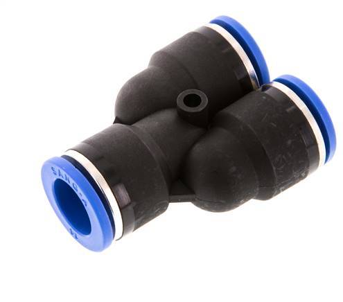 Raccord enfichable en Y 14mm PA 66 NBR