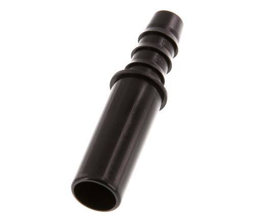 Raccord enfichable 12mm x 8mm avec pilier de tuyau PA 66 NBR [2 pièces].