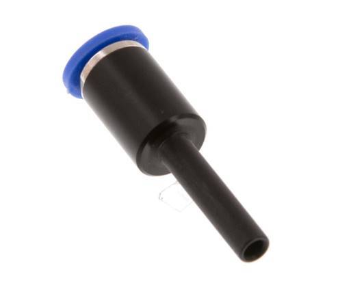 Raccord enfichable 4mm x 5/32'' avec bouchon PA 66 NBR [2 Pièces].